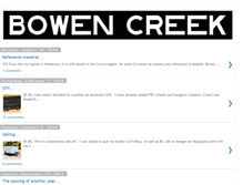 Tablet Screenshot of bowencreek.blogspot.com