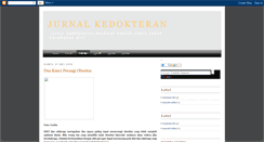 Desktop Screenshot of jurnal-ilmiahkedokteran.blogspot.com