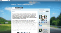 Desktop Screenshot of healthyfarminghealthyfood.blogspot.com