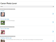 Tablet Screenshot of canonphotolover.blogspot.com