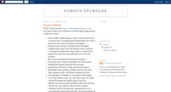Desktop Screenshot of famouscuckolds.blogspot.com