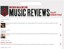 Tablet Screenshot of movementmusicreviews.blogspot.com