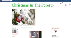 Desktop Screenshot of christmasintheforest.blogspot.com