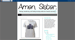 Desktop Screenshot of amen-sister.blogspot.com