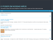 Tablet Screenshot of opoderemnossasmaos.blogspot.com