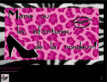 Tablet Screenshot of marie-ou-les-infortunes-de-la-rondeur.blogspot.com