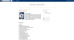 Desktop Screenshot of angelmagana.blogspot.com