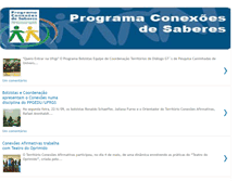 Tablet Screenshot of conexoesufrgs.blogspot.com