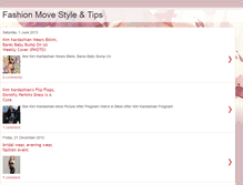 Tablet Screenshot of fashionmovestyletips.blogspot.com