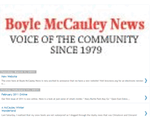 Tablet Screenshot of boylemccauleynews.blogspot.com