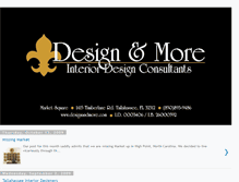 Tablet Screenshot of designandmoreblog.blogspot.com