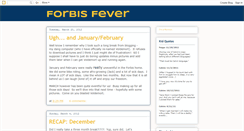 Desktop Screenshot of forbisfever.blogspot.com