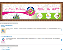 Tablet Screenshot of lunamexicoproductos.blogspot.com