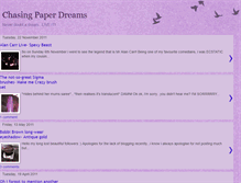 Tablet Screenshot of chasing-paper-dreams.blogspot.com