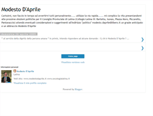 Tablet Screenshot of modestodaprile.blogspot.com