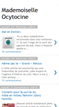 Mobile Screenshot of mlle-ocytocine.blogspot.com