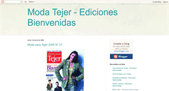 Desktop Screenshot of modatejer-pasoapaso.blogspot.com