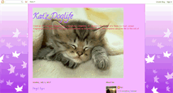 Desktop Screenshot of katzdoglife.blogspot.com
