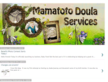 Tablet Screenshot of mamatotodoulaservices.blogspot.com