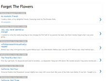 Tablet Screenshot of forget-the-flowers.blogspot.com