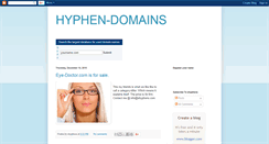 Desktop Screenshot of hyphen-domains.blogspot.com