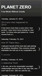 Mobile Screenshot of planet-zero.blogspot.com