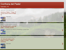 Tablet Screenshot of confrariadelpadel.blogspot.com