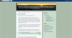 Desktop Screenshot of mr-kilimanjaro.blogspot.com