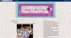 Desktop Screenshot of coleycakepops.blogspot.com