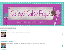 Tablet Screenshot of coleycakepops.blogspot.com