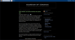 Desktop Screenshot of guardian-of-cenarius.blogspot.com