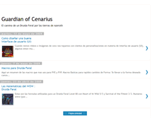 Tablet Screenshot of guardian-of-cenarius.blogspot.com