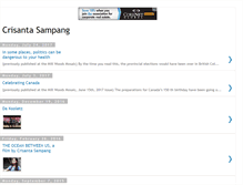 Tablet Screenshot of crisantasampang.blogspot.com