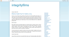 Desktop Screenshot of integrityfilms.blogspot.com