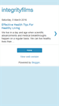 Mobile Screenshot of integrityfilms.blogspot.com