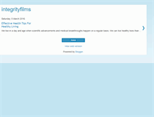 Tablet Screenshot of integrityfilms.blogspot.com