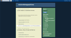 Desktop Screenshot of cossiorafalenguaylit.blogspot.com