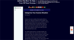 Desktop Screenshot of eczemacaretips.blogspot.com
