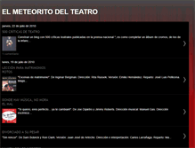 Tablet Screenshot of elmeteoritodelteatro.blogspot.com