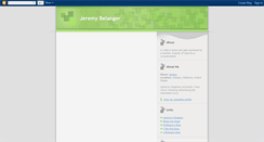 Desktop Screenshot of jeremybelanger.blogspot.com
