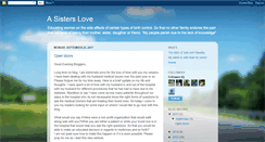 Desktop Screenshot of onesistersloveforanother.blogspot.com