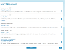 Tablet Screenshot of marynapolitano.blogspot.com