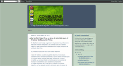 Desktop Screenshot of consultoresdeportivos.blogspot.com