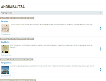 Tablet Screenshot of andrabaltza.blogspot.com