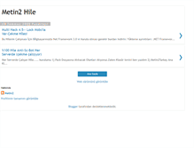 Tablet Screenshot of metin2hileyedevam.blogspot.com