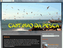 Tablet Screenshot of cantinhodapesca.blogspot.com