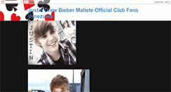 Desktop Screenshot of justinbiebermaniaclubfan.blogspot.com