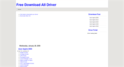 Desktop Screenshot of driver4acer.blogspot.com