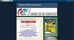 Desktop Screenshot of gtp7-ikmal.blogspot.com