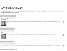 Tablet Screenshot of naturalphysicians.blogspot.com